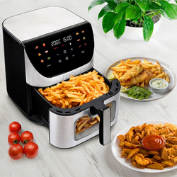 TESLA AirCook Q70 XXL WiFi Pro - multifunkční digitální horkovzdušná fritéza
