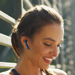 TESLA SOUND EB10 bezdrátová Bluetooth sluchátka, Metallic Blue