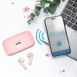TESLA Sound EB20 bezdrátová Bluetooth sluchátka (Blossom Pink)