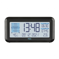 TFA 60.2562.01.GB - Rádiem řízený digitální budík s automatickým podsvícením BOXX2