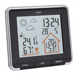 TFA domácí meteostanice s předpovědí počasí 35.1153.01 LIFE - černá