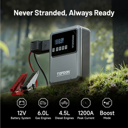 TOPDON Car Jump Starter JumpSurge V1200air