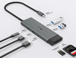 TP-Link UH7021C Dokovací stanice 7v1, USB-C, 4K, 100W