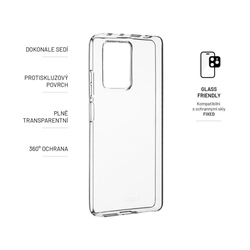 TPU gelové pouzdro FIXED pro Xiaomi Redmi Note 12 Pro+ 5G, čiré