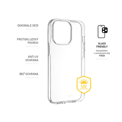 TPU gelové pouzdro FIXED Slim AntiUV pro Xiaomi Redmi Note 13 Pro 5G/POCO X6 5G, čiré
