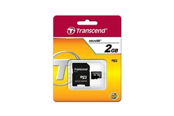 Transcend microSD Trans Flash 2GB + adaptér (TS2GUSD)