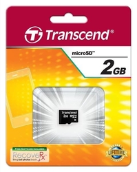 Transcend microSD Trans Flash 2GB (TS2GUSDC)