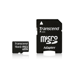 Transcend microSDHC 16GB Class10 (TS16GUSDHC10)