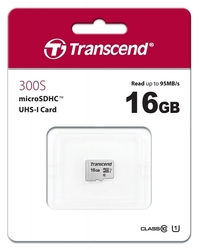 Transcend microSDHC 300S 16GB UHS-I