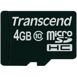 Transcend microSDHC 4GB Class10 (TS4GUSDC10)