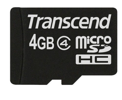 Transcend microSDHC 4GB Class4