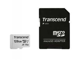 Transcend microSDXC 300S 128GB + adaptér
