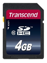 Transcend SDHC 4GB Class 10
