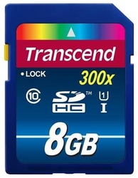 Transcend SDHC 8GB UHS-I 400x Premium (TS8GSDU1)