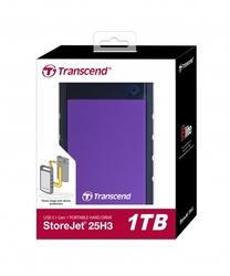 Transcend StoreJet 25H3 Slim 1TB, fialový