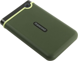 Transcend StoreJet 25M3G Slim 1TB, zelený