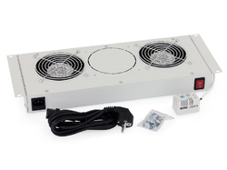 TRITON Ventilační jednotka horní (spodní) pro RBA-A6, RUA, 2 ventilátory, 230V/30W, termostat, šedá