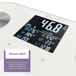 TrueLife FitScale W6 BT, bílá