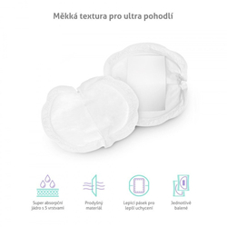 TrueLife Nutrio Breast Pads Classic - prsní vložky, 100ks