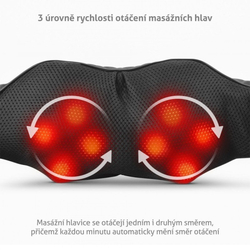 TrueLife RelaxBack B6 Charge - masážní límec s dobíjecí baterií
