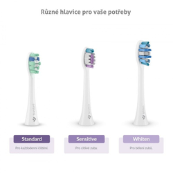 TrueLife SonicBrush Clean30 Duo - sada 2 sonických zubních kartáčků, černý a bílý + pouzdra a hlavice