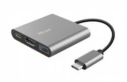 Trust Dalyx 3-in-1 Multiport USB-C adaptér