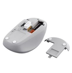 Trust Yvi+ Multi-Device Wireless Mouse, bílá