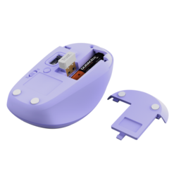 Trust Yvi+ Multi-Device Wireless Mouse, fialová