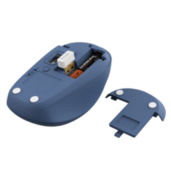 Trust Yvi+ Multi-Device Wireless Mouse, modrá