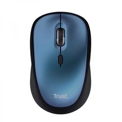 TRUST YVI+ Silent Wireless Mouse ECO, modrá