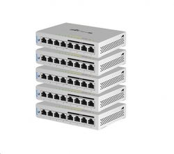 UBIQUITI UniFi Switch, 8-Port, 4x PoE Out, 60W,5pack