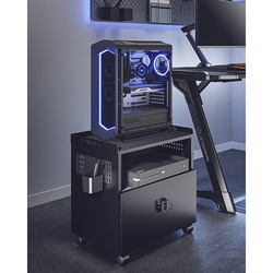 Ultradesk CRATE univerzální skříňka, černá