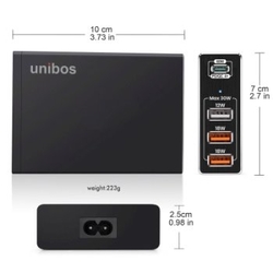 UNIBOS 4 Port 90W QC4+ Super Charger
