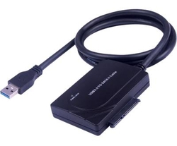 USB 3.0 - SATA adaptér s kabelem, napájecí adaptér
