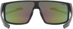 UVEX BRÝLE LGL 51 BLACK MAT/MIR.GREEN