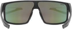 UVEX BRÝLE LGL 51 BLACK MAT/MIR.RED