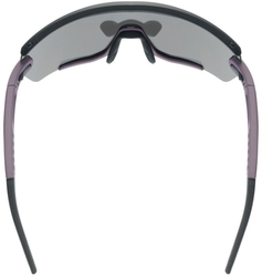 UVEX BRÝLE SPORTSTYLE 236 S SET PLUM BLACK MAT / MIRROR SILVER (CAT. 3) + CLEAR (CAT. 0)