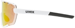 Sluneční brýle UVEX SPORTSTYLE 236 S SET WHITE MAT / MIRROR RED (CAT. 2) + CLEAR (CAT. 0)