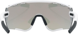 UVEX BRÝLE SPORTSTYLE 236 S SET WHITE MAT / MIRROR RED (CAT. 2) + CLEAR (CAT. 0)