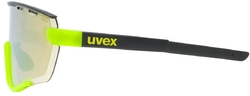 Sluneční brýle UVEX SPORTSTYLE 236 SET BLACK LIME MAT / MIRROR YELLOW (CAT. 2) + CLEAR (CAT. 0)