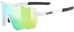 UVEX BRÝLE SPORTSTYLE 236 SET WHITE MAT / MIRROR GREEN (CAT. 2) + CLEAR (CAT. 0)