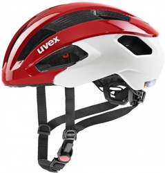 UVEX HELMA RISE CC, RED - WHITE MAT vel.52-56 cm