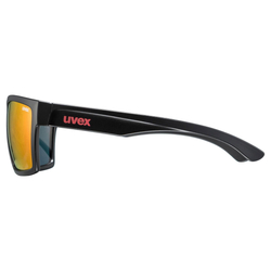 Sluneční brýle UVEX LGL 29, black mat/mir. red 