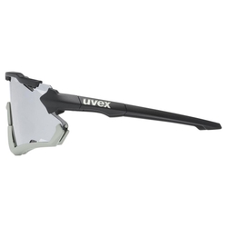 Uvex Sportstyle 228, black sand mat/mirror silver