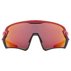 Uvex Sportstyle 231, red/black mat