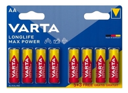 Varta Varta Longlife Max Power, alkalické baterie, AA, 8 ks