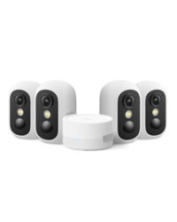 Venkovní kamera Anker eufy C35 (sada 4ks+jednotka HomeBase Mini) 1080p bílá