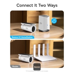 Venkovní kamera Baseus Security S1 2K bílá