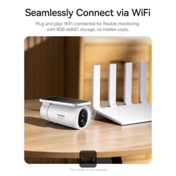 Venkovní kamera Baseus Security S1 2K bílá