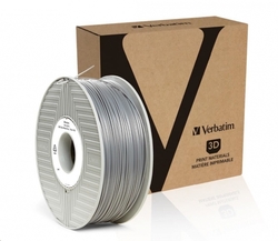 VERBATIM 3D Printer Filament ABS 1,75mm ,404m,1kg silver/metal grey (OLD PN 55016) 